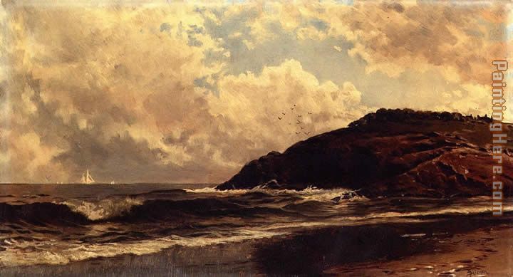 Alfred Thompson Bricher Seascape Coast of Maine